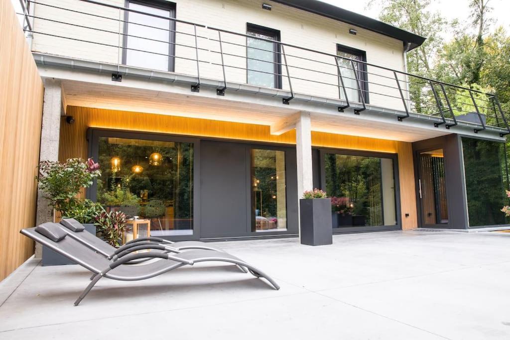 Buenas Noches Villa Standing Piscine & Wellness Boncelles Exterior photo